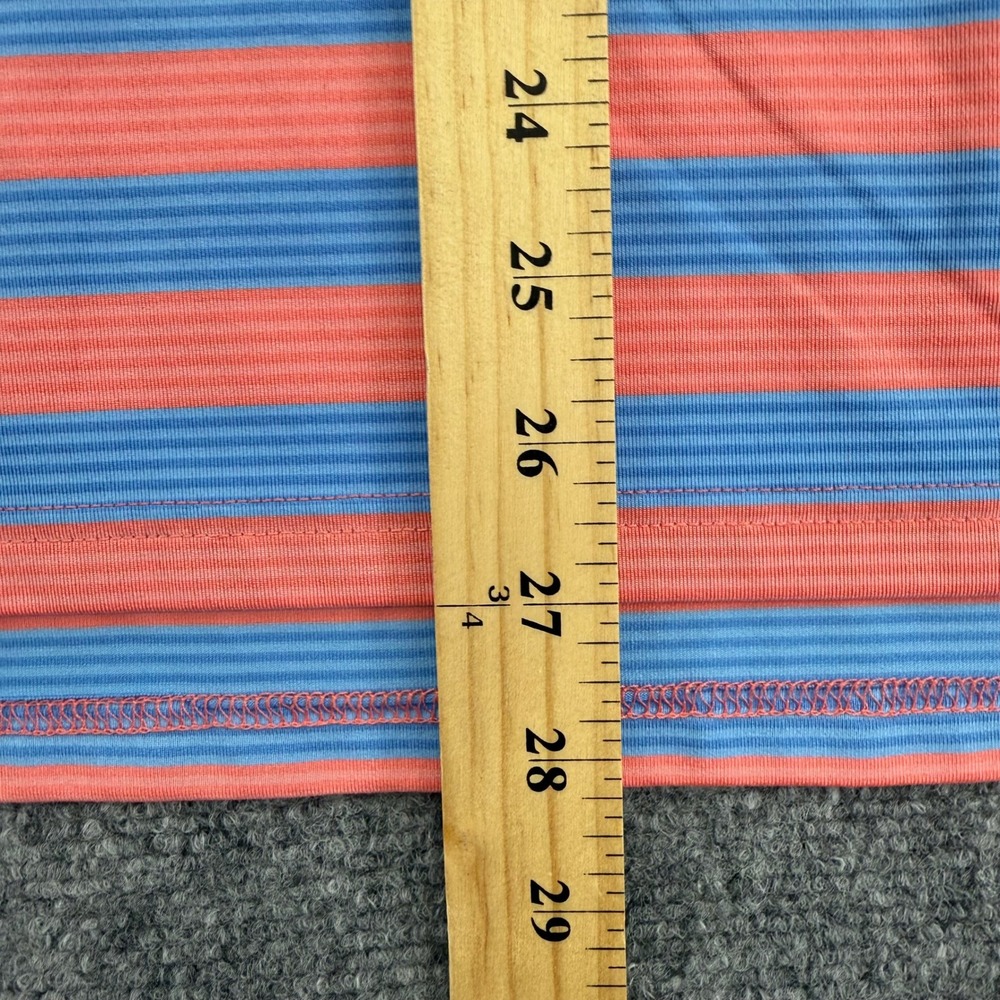 Southern Tide Polo Shirt Mens Medium Striped Tide To Trail Performance Golf - Picture 8 of 11